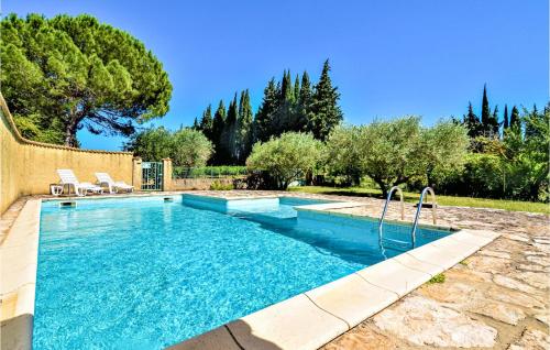 Amazing apartment in St, Paulet de Caisson with 1 Bedrooms, WiFi and Outdoor swimming pool