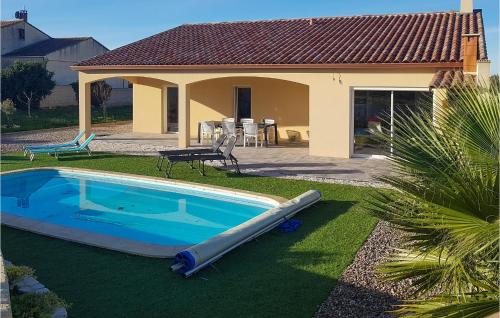 Nice Home In Quarante With 3 Bedrooms, Wifi And Outdoor Swimming Pool - Location saisonnière - Quarante