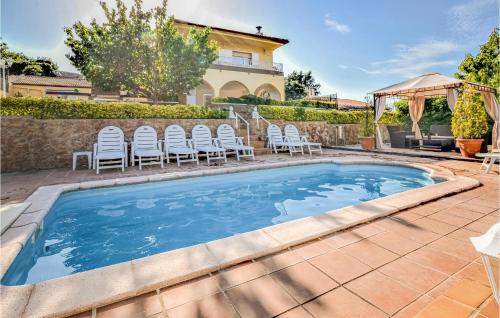 Lovely Home In Vidreres With Private Swimming Pool, Can Be Inside Or Outside