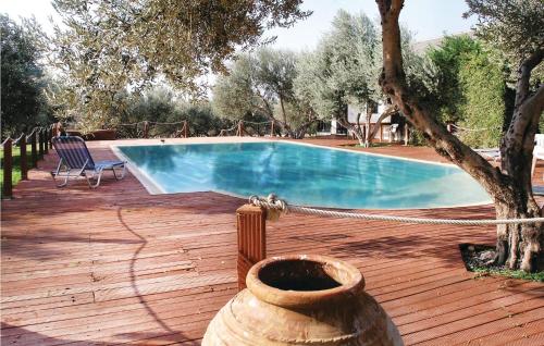  Awesome home in Eretria Evia with 2 Bedrooms, WiFi and Outdoor swimming pool in Eretria