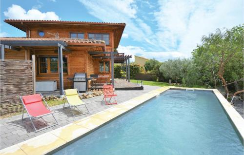 Nice home in Thezan-les-Bziers with 4 Bedrooms and Outdoor swimming pool - Thèzan-lès-Béziers