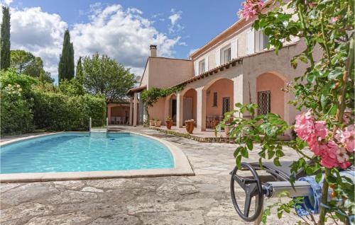 Nice home in Les Matelles with Outdoor swimming pool, WiFi and 4 Bedrooms gîte à louer Saint-Mathieu-de-Tréviers