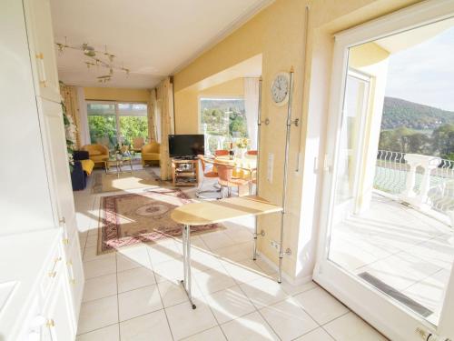 Exclusive apartment with large balcony and lake view directly on to the Edersee