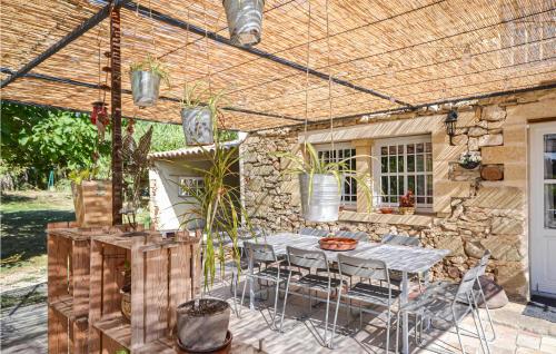 Lovely Home In St Quentin La Poterie With Private Swimming Pool, Can Be Inside Or Outside