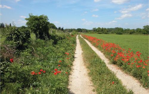 Lovely Home In St Quentin La Poterie With Private Swimming Pool, Can Be Inside Or Outside