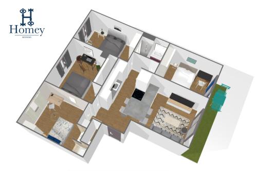 HOMEY LA COLOC DU 40 - Colocation haut de gamme de 4 chambres uniques et privées - Proche transports en commun - Aux portes de Genève 5