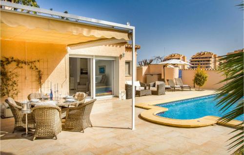Awesome Home In Dnia With 3 Bedrooms, Wifi And Swimming Pool photo 1