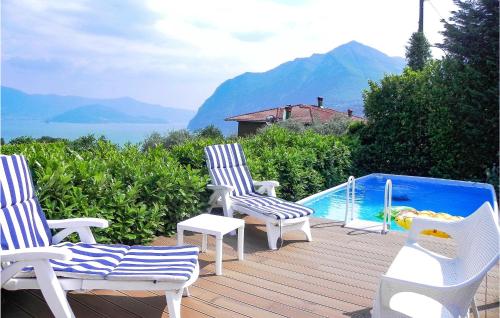 Swimming pool, Awesome apartment in Solto Collina BG with 2 Bedrooms and WiFi in Riva Di Solto
