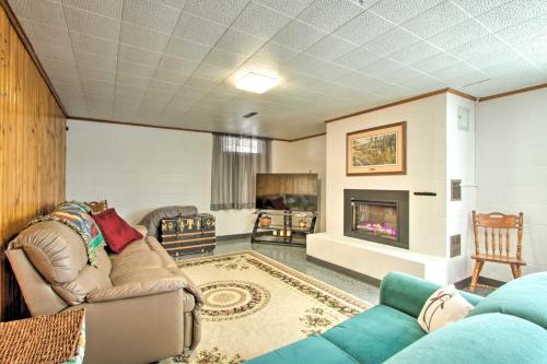 Cozy Postville Retreat with Fireplaces and Yard!