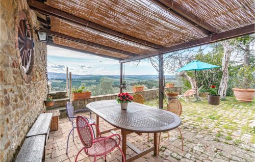 Pet Friendly Home In Greve In Chianti With House A Panoramic View