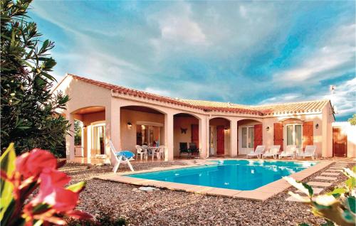 Lovely Home In Prades Sur Vernazobre With Outdoor Swimming Pool