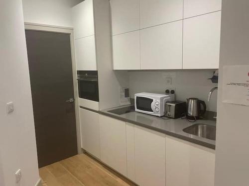 CITY SKYLINE VIEWS 1Bed Studio Apartment Free WIFI & Netflix Sleeps 3 Perfect for Solo & Coupled Travelers, Londýn (fotografie 5)