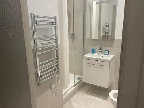 CITY SKYLINE VIEWS 1Bed Studio Apartment Free WIFI & Netflix Sleeps 3 Perfect for Solo & Coupled Travelers, Londýn (fotografie 8)