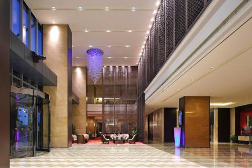 Lobby, The QUBE Hotel Shanghai Pudong in Shanghai Int’l Tourism Resort and Disney Land