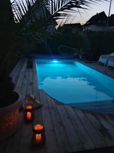 สระว่ายน้ำ, Gemütliches Fachwerk im Oberbergischen (Gemutliches Fachwerk im Oberbergischen) in วีห์ล