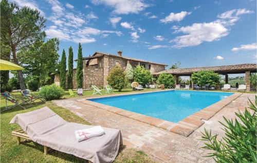  Stunning home in Montebuono with 2 Bedrooms, WiFi and Outdoor swimming pool, Pension in Montebuono bei Casperia