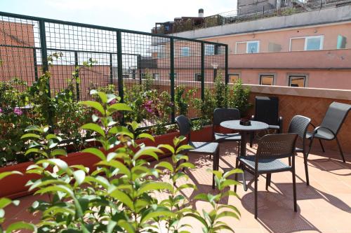 Balcony/terrace, Augusta Lucilla Palace Hotel in Termini Central Station