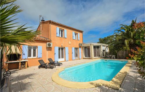 Awesome home in Montignargues with 3 Bedrooms, WiFi and Outdoor swimming pool - Montignargues