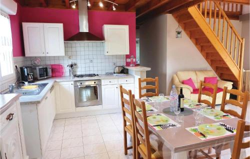 virtuve, Holiday Home Rue Du Dessous N-861 in Maninghem