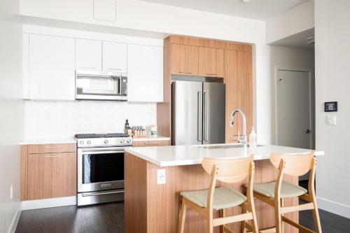 Skyline Blue Modern Loft - Zuni Lofts in Denver, USA