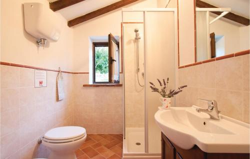 Fürdőszoba, Pet Friendly Home In Cortona Ar in Cantalena