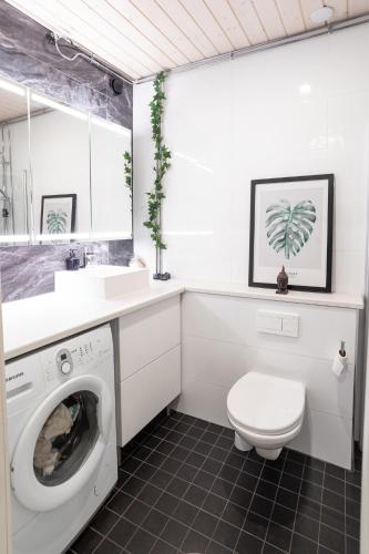 Modern design w/balcony, free parking,WiFi & A/C, Lappeenranta (fotografie 5)