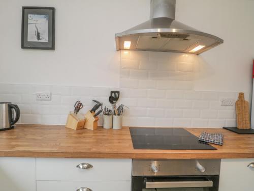 Exterior view, Sea Change in Newholm