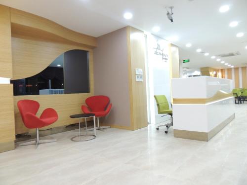 Lobby, Akcayhan Hotel in Akcay