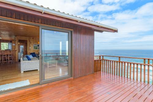 Balkons/terase, Strandhuis in Eersterivierstrand