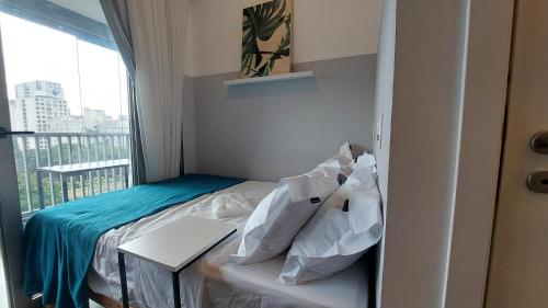 Micro Studio Minimalista em Prédio com Piscina, São Paulo (fotografie 8)