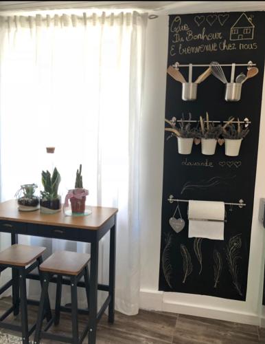 ห้องครัว, Maison cosy à Ury (Maison cosy a Ury) in อูรี