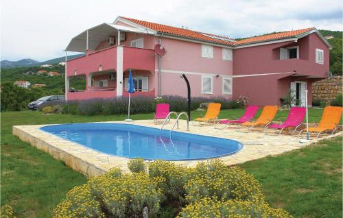  Stunning apartment in Klenovica with 2 Bedrooms, WiFi and Outdoor swimming pool, Pension in Klenovica bei Padalište