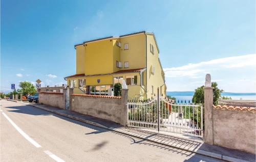  Amazing apartment in Novi Vinodolski with 1 Bedrooms and WiFi in Novi Vinodolski