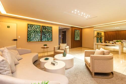 บริการและสิ่งอำนวยความสะดวก, Piemax Praia Grande - 100m PRAIA do BOQUEIRAO e CENTRO - Vista MAR - Varanda GOURMET com CHURRASQUEI in โบเกย์เรา
