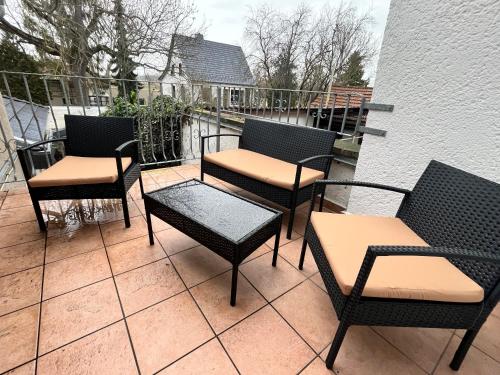 Balkons/terase, Gästehaus Fährmann (Gastehaus Fahrmann) in Henschleben