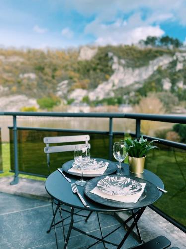 Erkély/terasz, Le Pact - Gîte familial (Le Pact - Gite familial) in Anhee