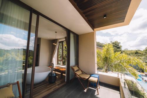 Erkély/terasz, Zen Valley Dalat Resort near Lam Dong Múzeum