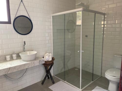 Bathroom, Casa Kayak - Villa Remo Milagres piscina PRIVATIVA in Passo de Camarajibe