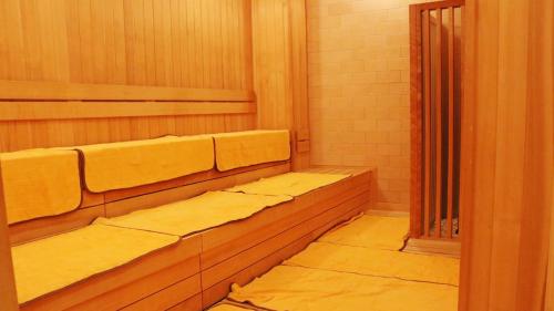 Capsule Hotel Topos Sendai Station Nishiguchi - 사우나