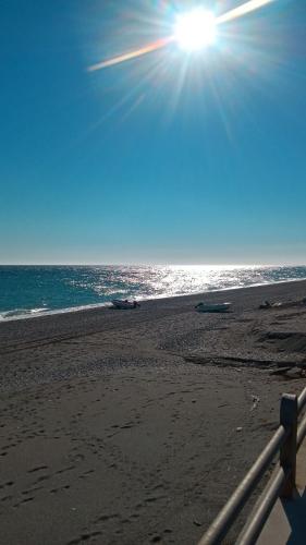 Vista incantevole Roccalumera, Sicilia