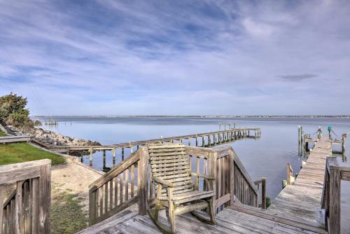 Waterfront Emerald Isle Home with Dock Access! - main image