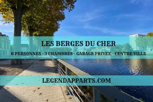 Les Berges du Cher # Centre ville # Parking Privée - Location saisonnière - Montluçon