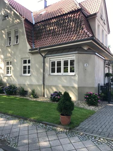 Haus in der Gartenstadt in Bottrop, Deutschland