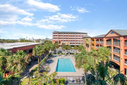 tuin, Quality Inn & Suites Galveston - Beachfront in Galveston Beach