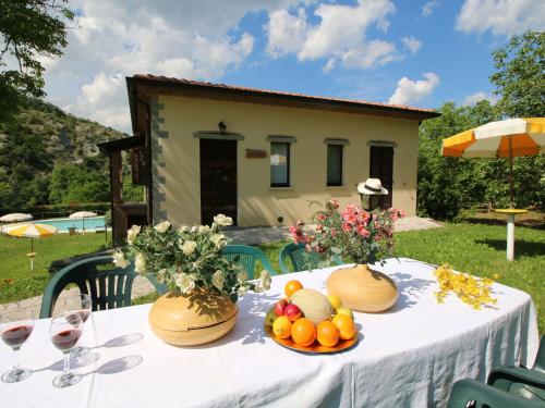  Property with swimming pool spacious garden private terrace and views in Apecchio