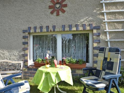 Balcony/terrace, Holiday Home in G ntersberge with Garden Terrace BBQ in Harzgerode