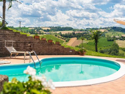Swimming pool, Villa with private swimming pool and beautiful view in Orciano di Pesaro