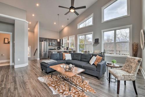 Scenic Hillside Cabin in Sylva with Hot Tub and Views! in Sylva, USA