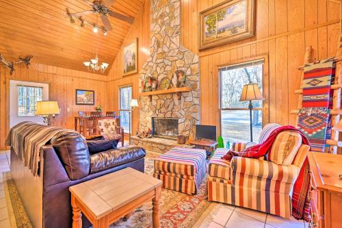 . Serene Cabin with Riverfront Views and Access!