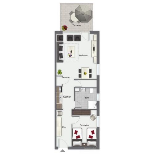 Apartment with Terrace image 1